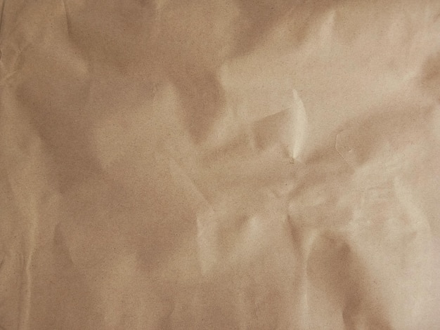 Brown crumpled paper in vintage style