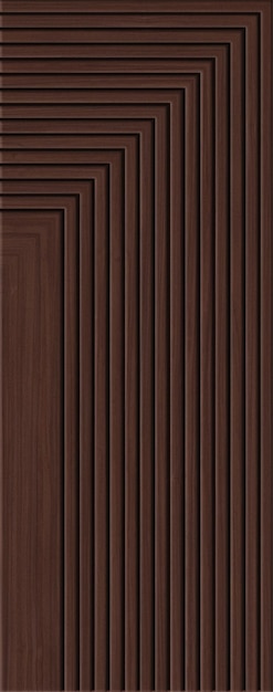 A brown door with a white door