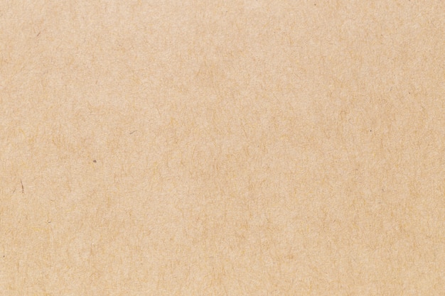 写真 茶色のエコリサイクルクラフト紙シートテクスチャ段ボールの背景。