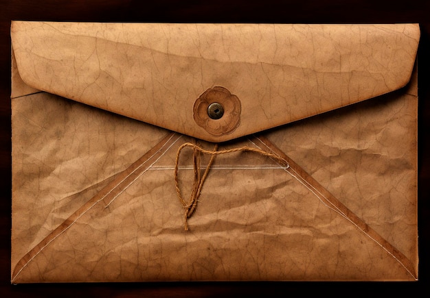 Photo brown envelope paper