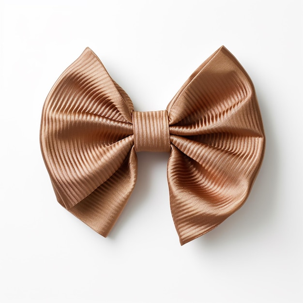 Brown Fabric bow