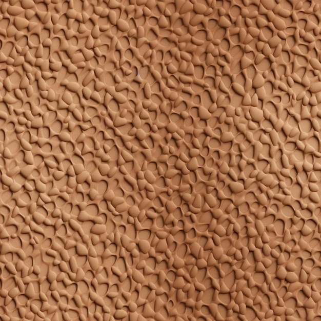 A brown faux leather fabric with a pattern of wavy waves.