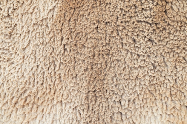 Brown fleece fur pattern texture for background