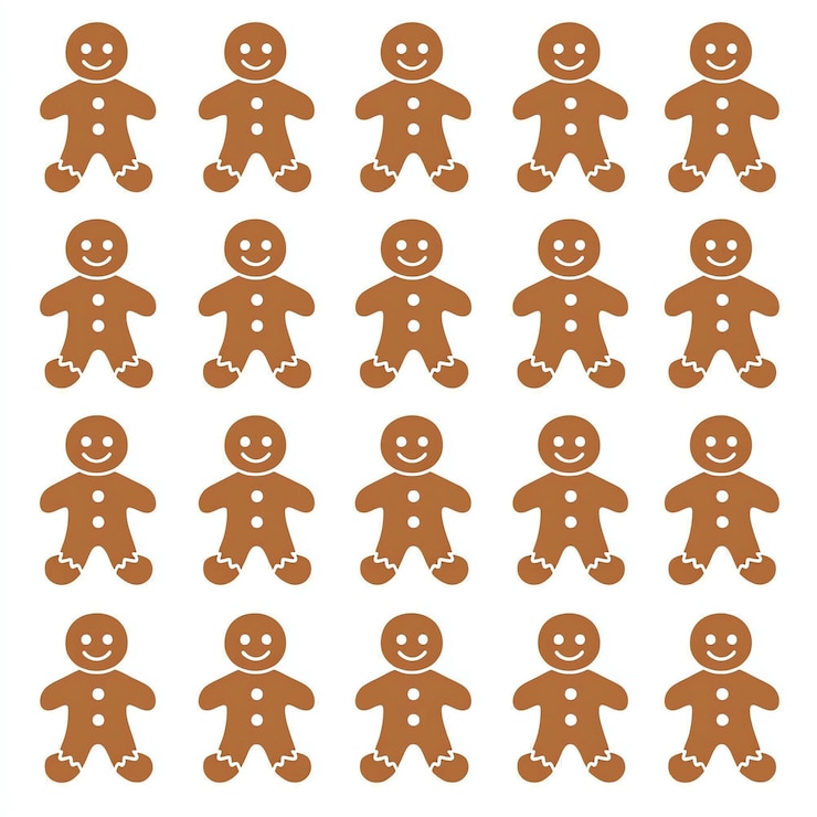 Photo a brown gingerbread man with a brown and brown gingerbread man on the front