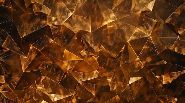 Photo brown gold abstract diamond background