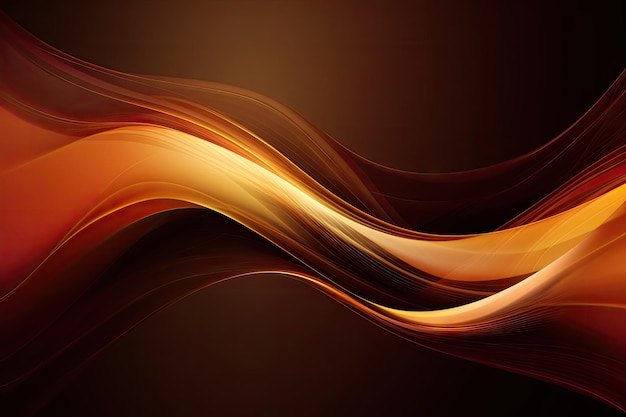 Photo brown gold and orange smooth background