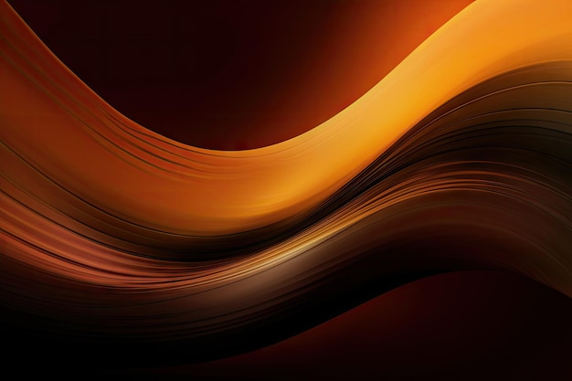 Brown gold and orange smooth background