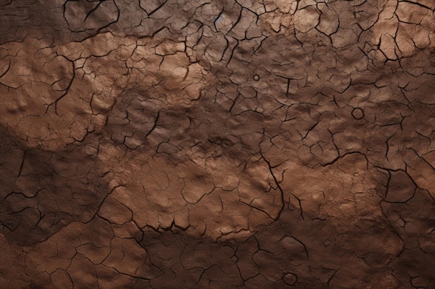 Photo brown ground surface texture ground surface texture land texture soil texture background surface texture background ai generative