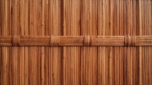 Brown handicraft bamboo weave texture as a serene background