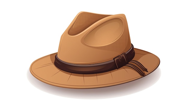 Photo a brown hat with a brown band