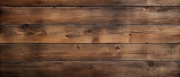 Brown horizontal wooden boards planks texture background banner