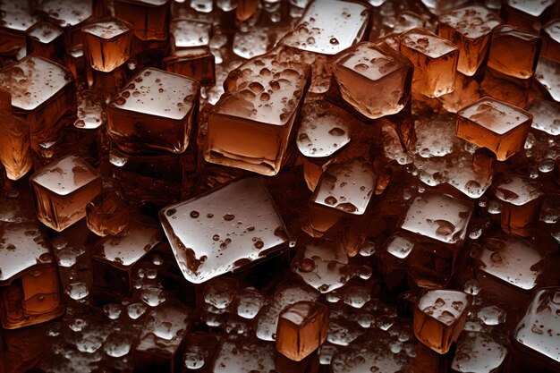 Brown ice texture