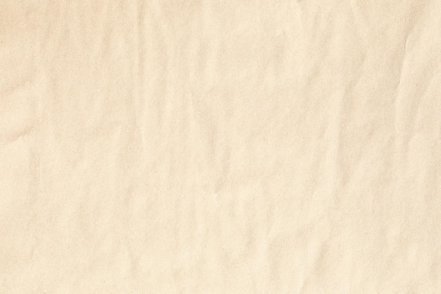 Brown kraft crumpled paper texture