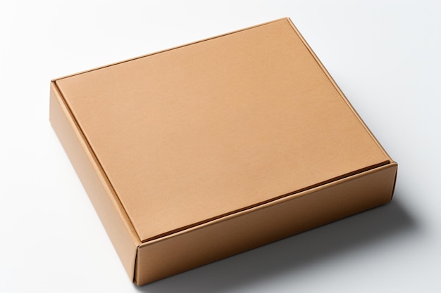 brown kraft paper box