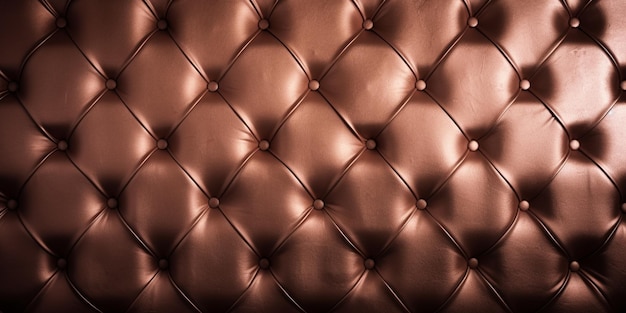 A brown leather couch with the word love on it.