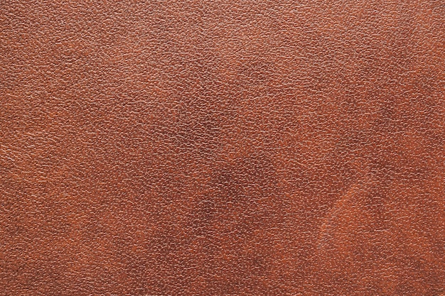 Brown leather texture background close up