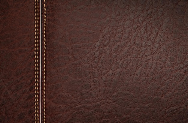 Brown leather texture background