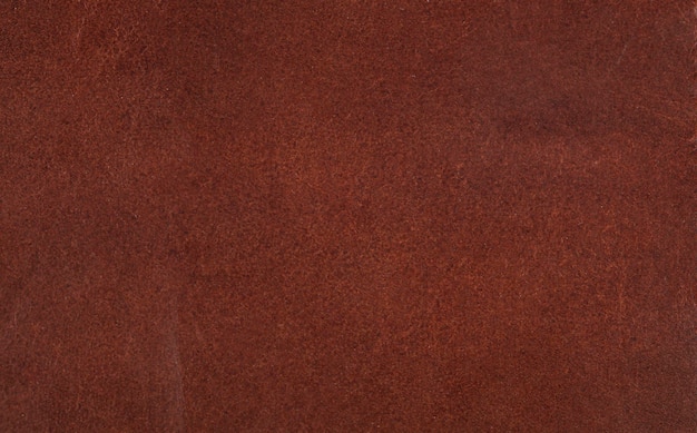 Brown leather texture close up