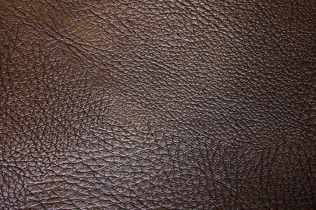 Текстура коричневой кожи с грубой текстурой.