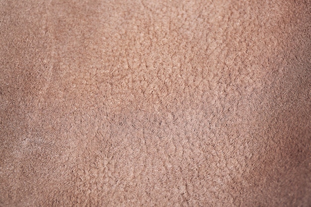 Brown leather wrong side texture background
