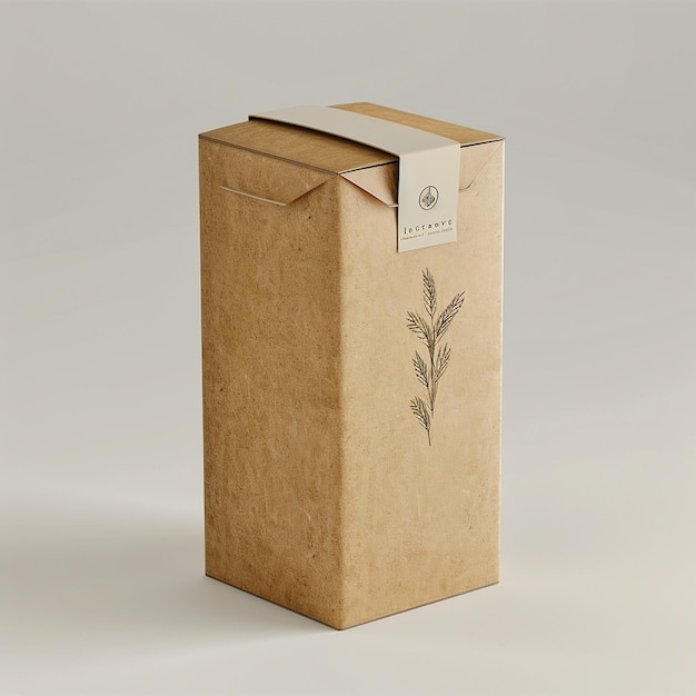 Photo a brown paper bag with the word quot coffee quot on the front