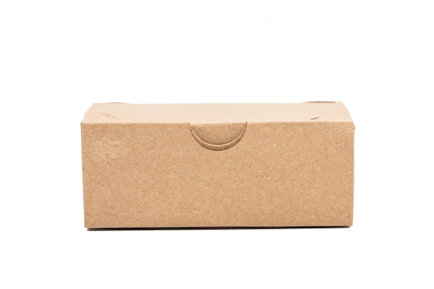 Brown paper box