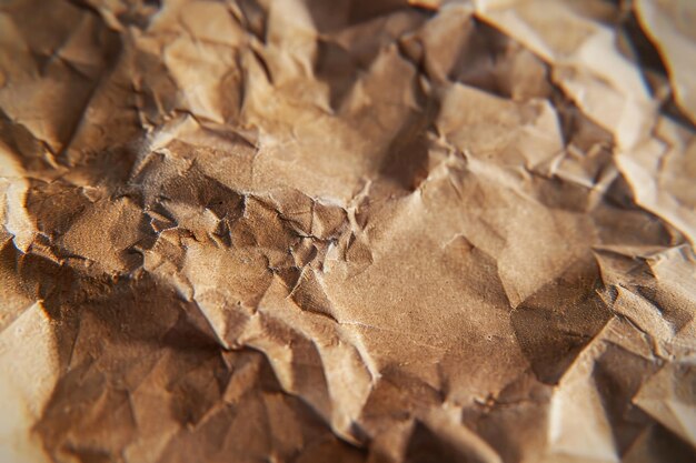 Brown paper close up