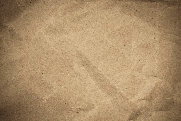 Brown paper crumpled texture background.