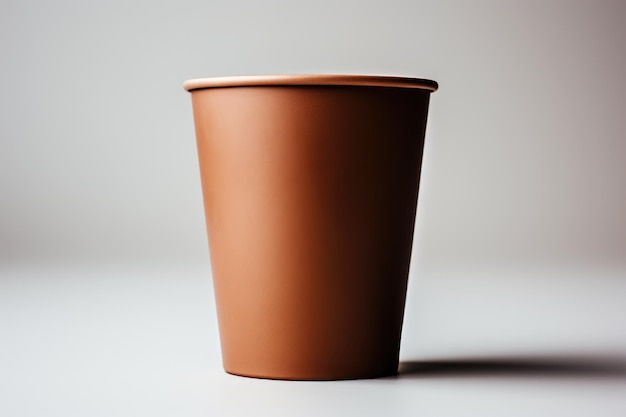 brown paper cup for coffee professional photography