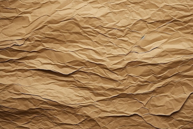 A brown paper texture that is wrinkled and has a blue spot on it.