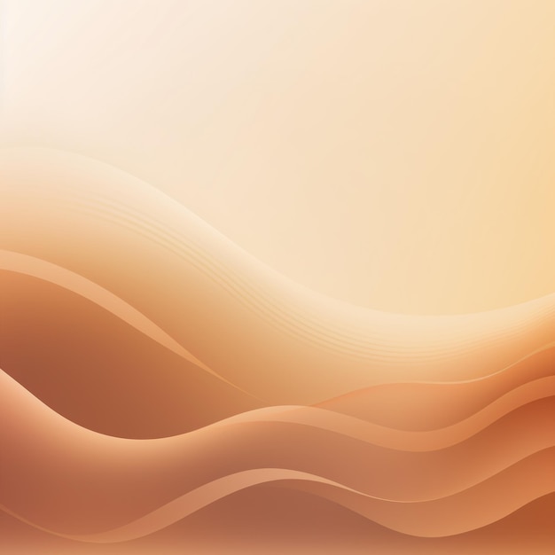 写真 brown pastel tint gradient background with wavy lines blank empty pattern with copy space for produc