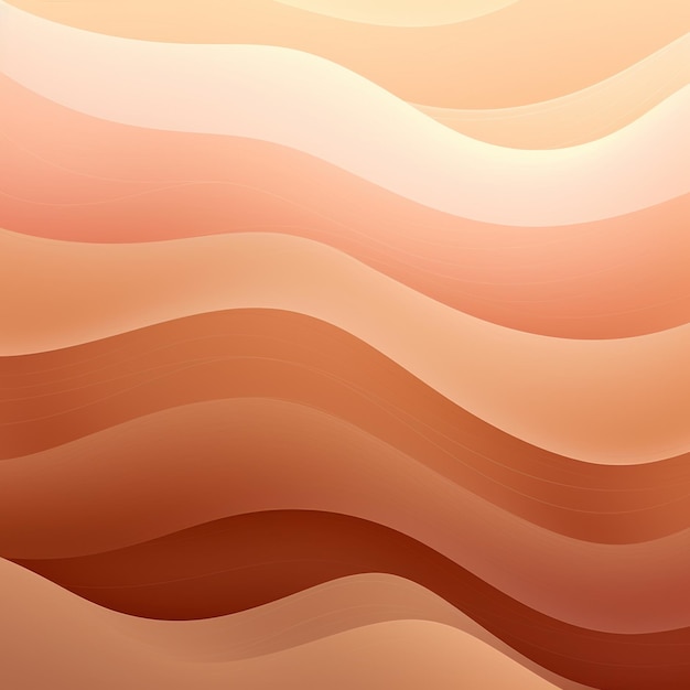 brown pastel tint gradient background with wavy lines blank empty pattern with copy space for produc