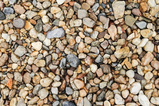 Brown pebbles stone or river stone background