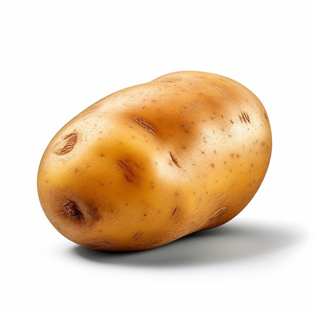 A brown potato with the word " potato " on it