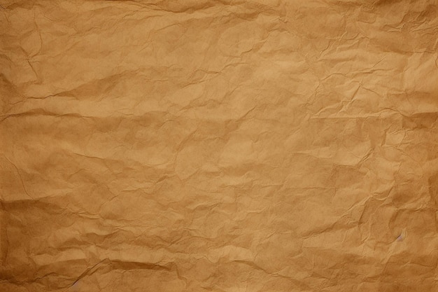 Photo brown recycled kraft paper crumpled vintage texture