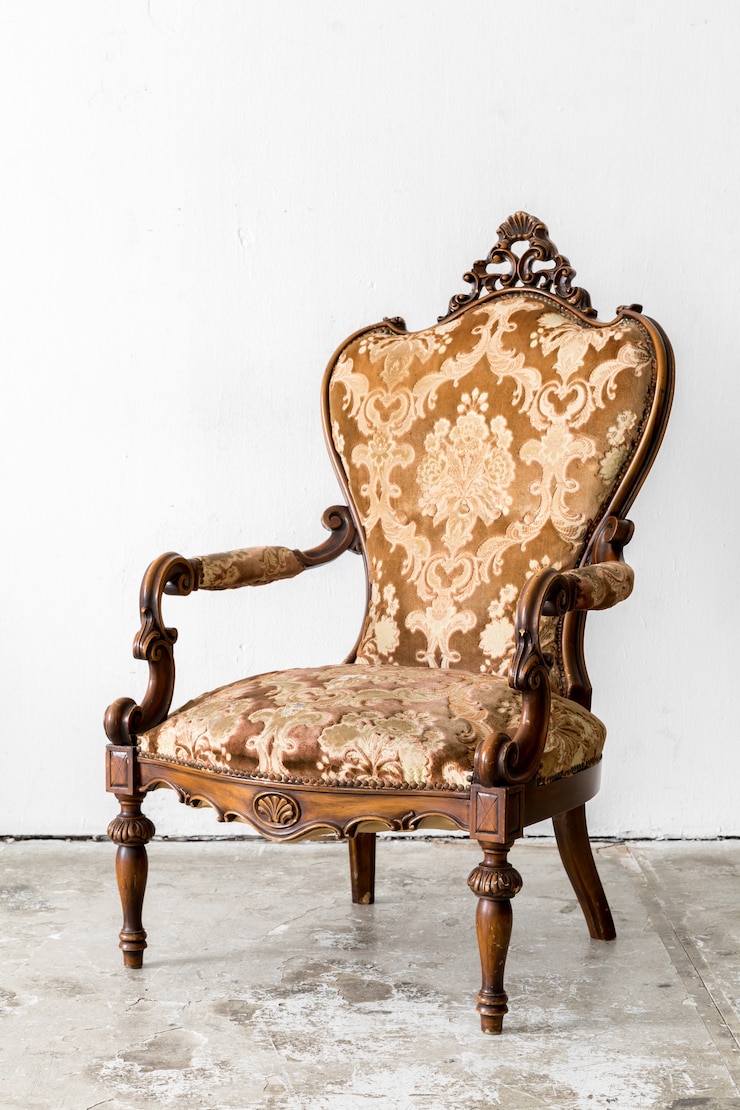 Photo brown retro chair