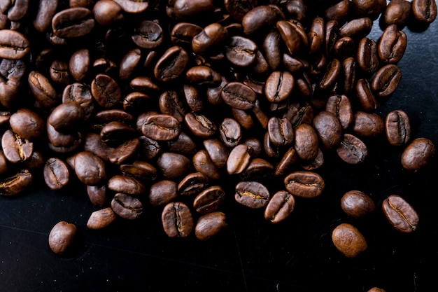 Brown roasted coffee bean