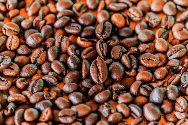  Brown roasted coffee beans 