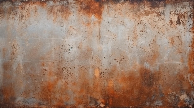 Brown rust wall textured surface or galvanized steel texture for the background