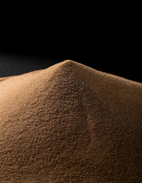 brown sand dune