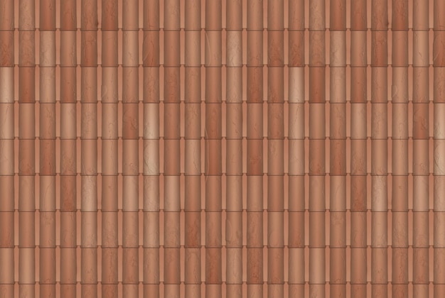 Photo brown seamless roof tiles pattern