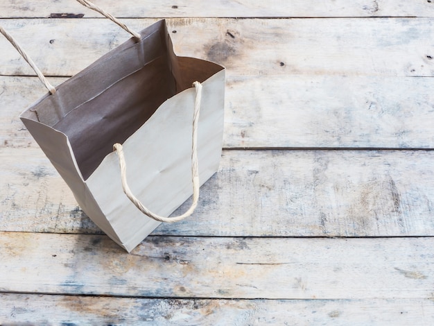 Brown shopping bag