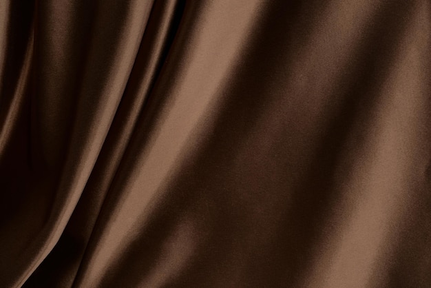 Brown silk satin Beautiful background fabric chocolate color Brown fabric curtains pleats draperies