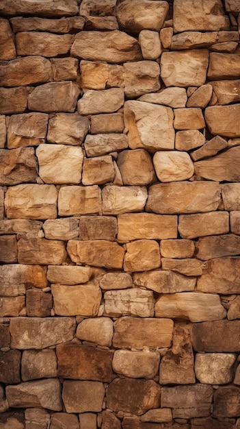 Brown stone wall texture background