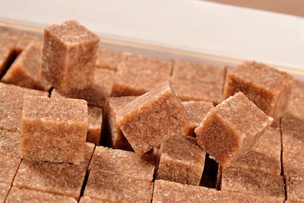 Brown sugar close up