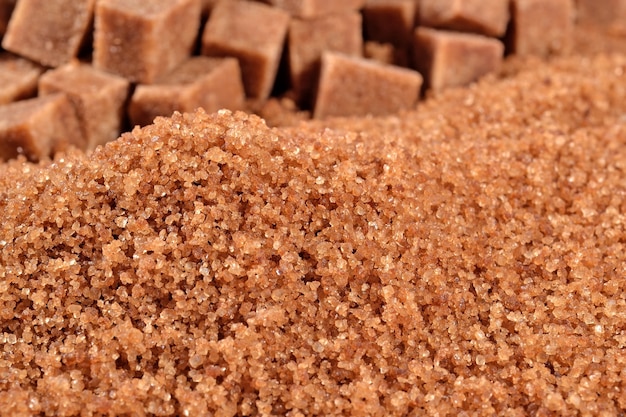 Brown sugar close up