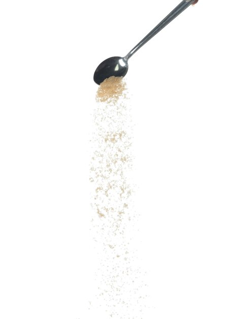 Коричневый сахар летающий взрыв коричневый зерновый сахар взрывается абстрактная облачная муха
