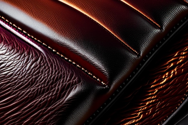 Brown synthetic leather texture abstract background
