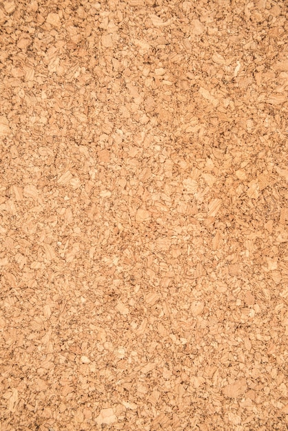 The brown textured cork closeup