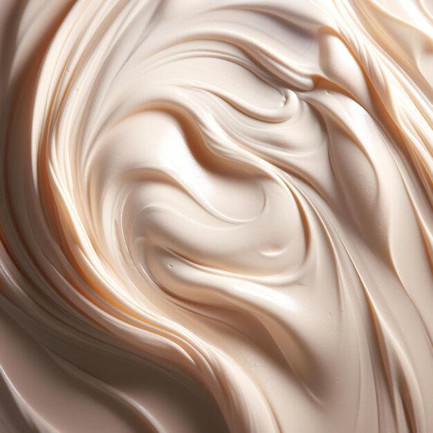 Brown tonal texture basis cream abstract cosmetic background close up